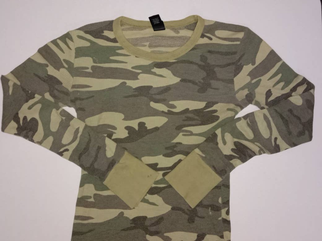 ARMY CAMOUFLAGE SHIRT, Women's Fashion 
