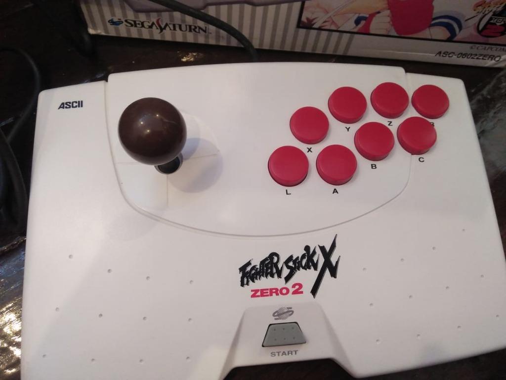 ascii fighter stick x zero x for sega saturn, Hobbies & Toys, Toys ...