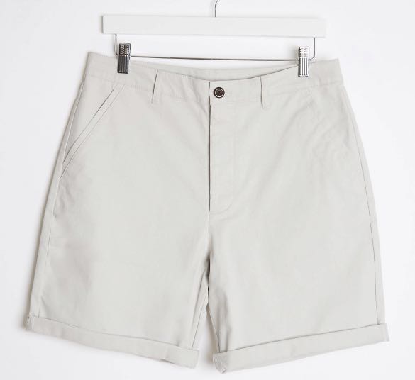 ASOS Skater Fit Relaxed Chinos in Ice 