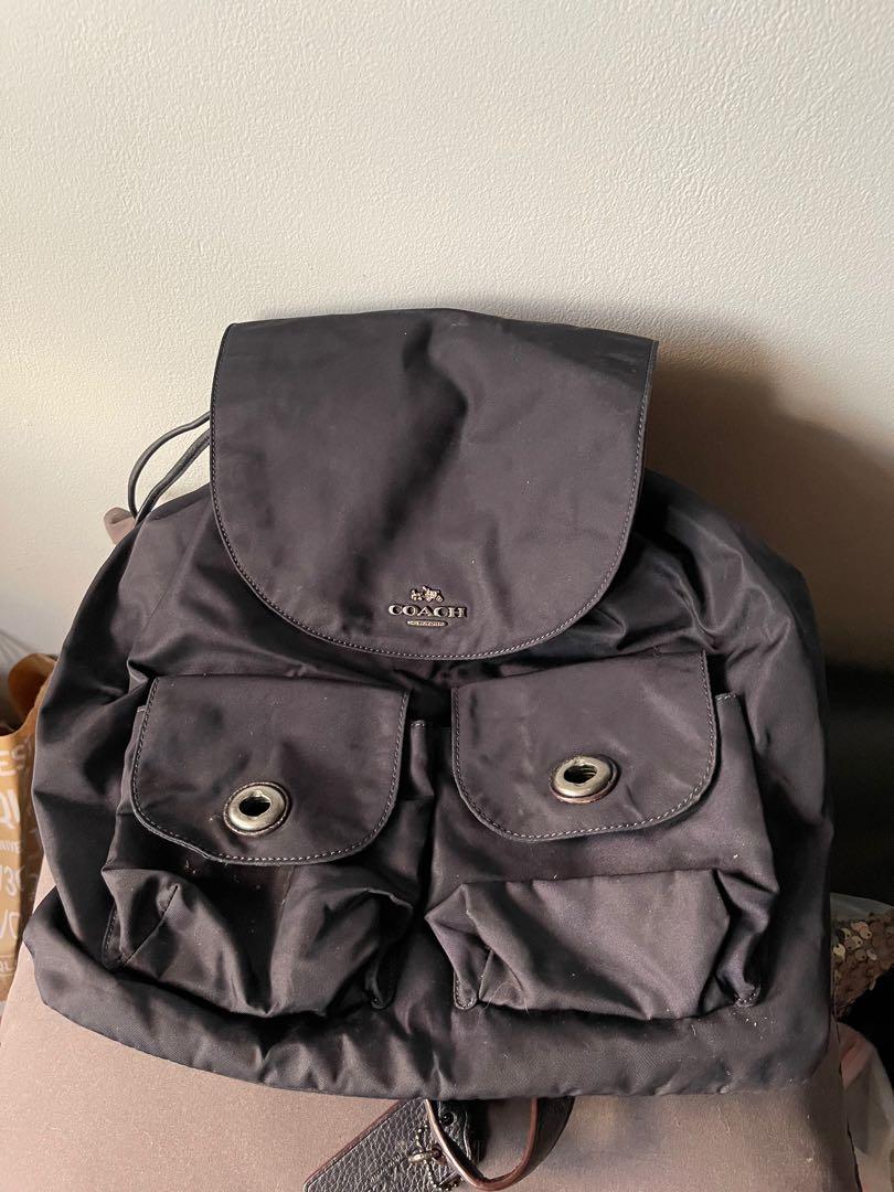 Authentic Coach Nylon Bacpack (Category: Luxury Bags & Wallets) located in Taguig. Submitted by jilll18 (Listing ID 1145459594, Image 1). Description: Still nego ! Very nice and versatile :)) Still in very goof condition.