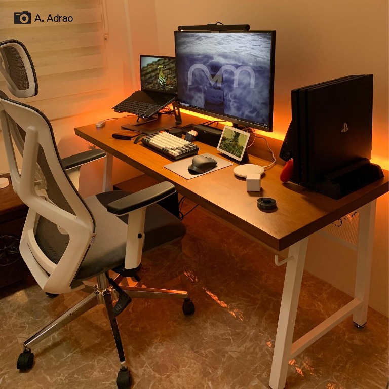 AVMAKE Minimalist Desk + Office Chair, Furniture & Home