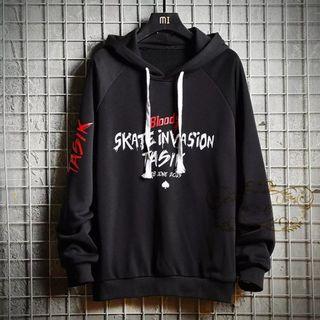 Baju Sweater Hoodie SIZE XL SKATE  - allsize - hitam