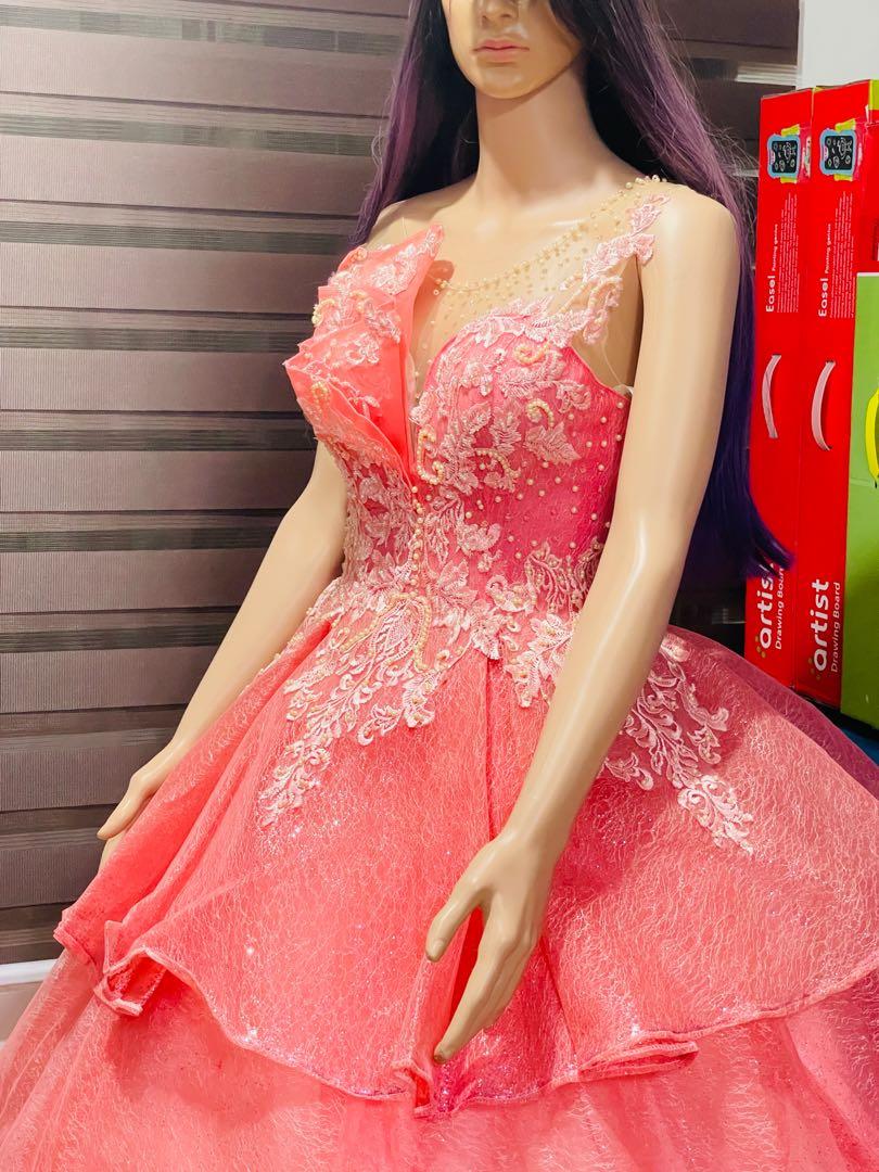 Pomelo peach gown store