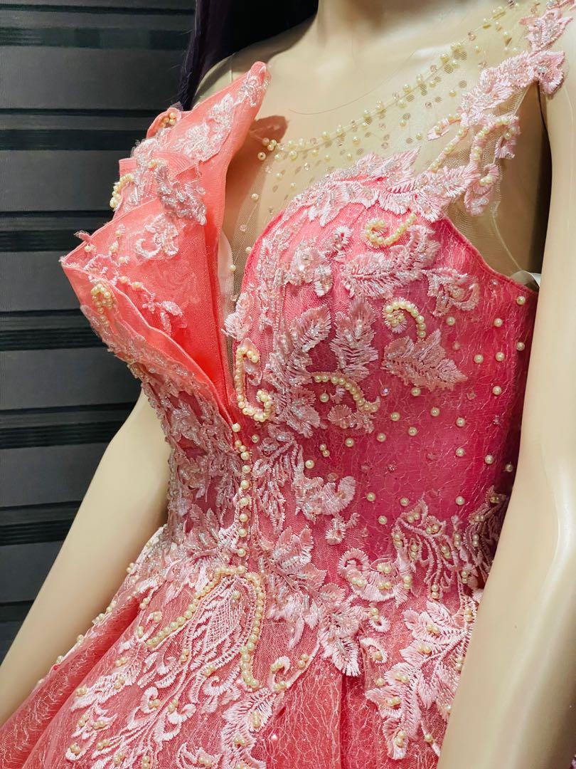 Pomelo peach gown online