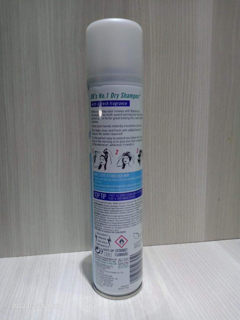 Batiste Dry Shampoo, Kesehatan & Kecantikan, Perawatan Rambut ...