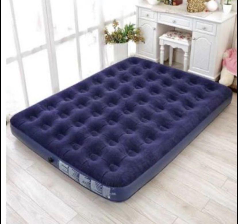 Bestway Queen Size Airbed with Free Electric Air Pump, Furniture & Home