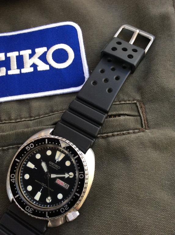 Uncle Straps GL831 Rubber Strap (Uncle Seiko), Luxury, Watches on Carousell