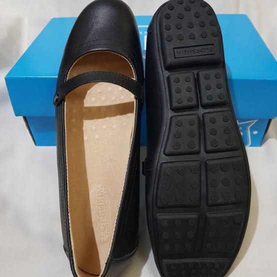 Brand new black leather shoes Florsheim 8 10 yr old Babies Kids