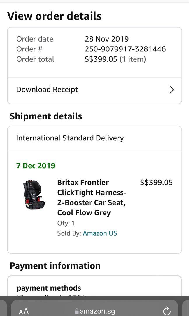 Britax frontier deals amazon