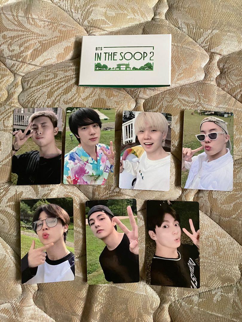 BTS In The Soop 2 Early Bird POB (Category: K-Wave Merchandise) located in Makati City. Submitted by whaliens (Listing ID 1145443718, Image 2). Description: - General and transparent pcs (complete except for the extra group pc) - Mint condition, taken out of packaging just to take pics - Strictly sold as set only.