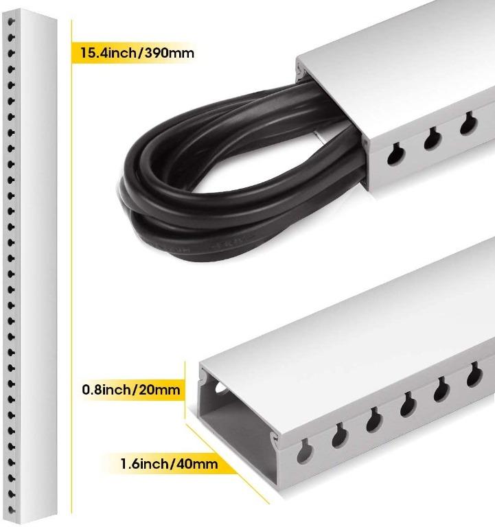 Cable Raceway Kit, Stageek Cable Management System Kit Open Slot Wiring