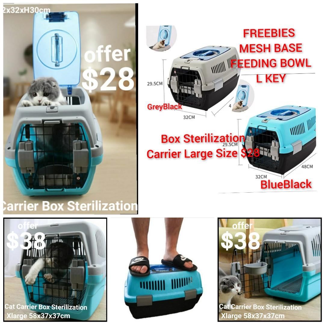 Cat Carrier Box Sterilization Travel Overseas IATA APPROVED