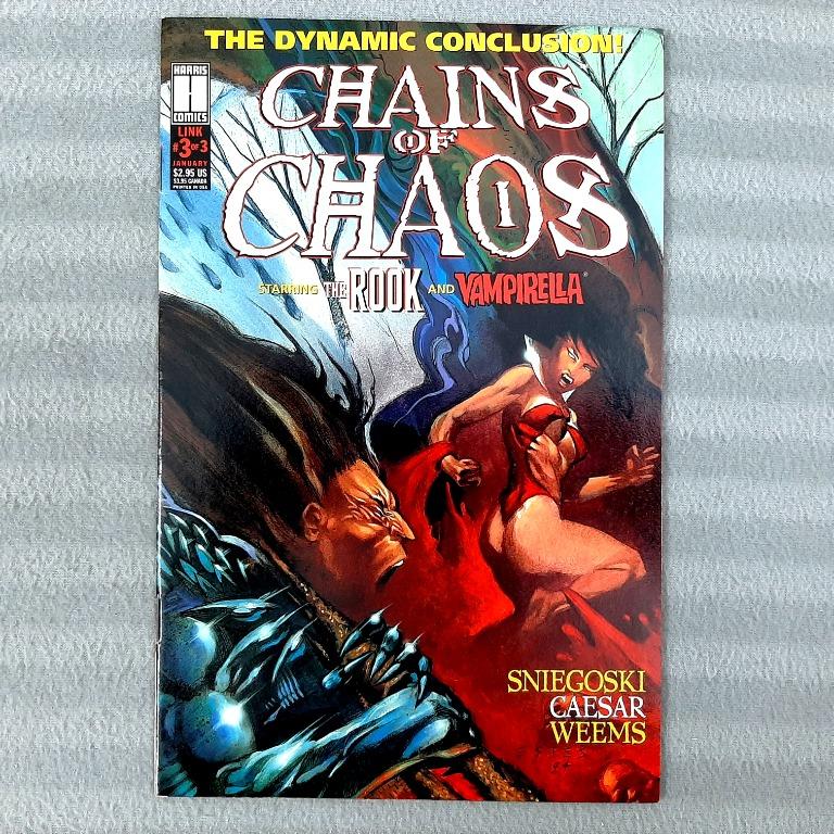 Chains of Chaos #3 Rook & Vampirella VF Harris Jan 1995 
