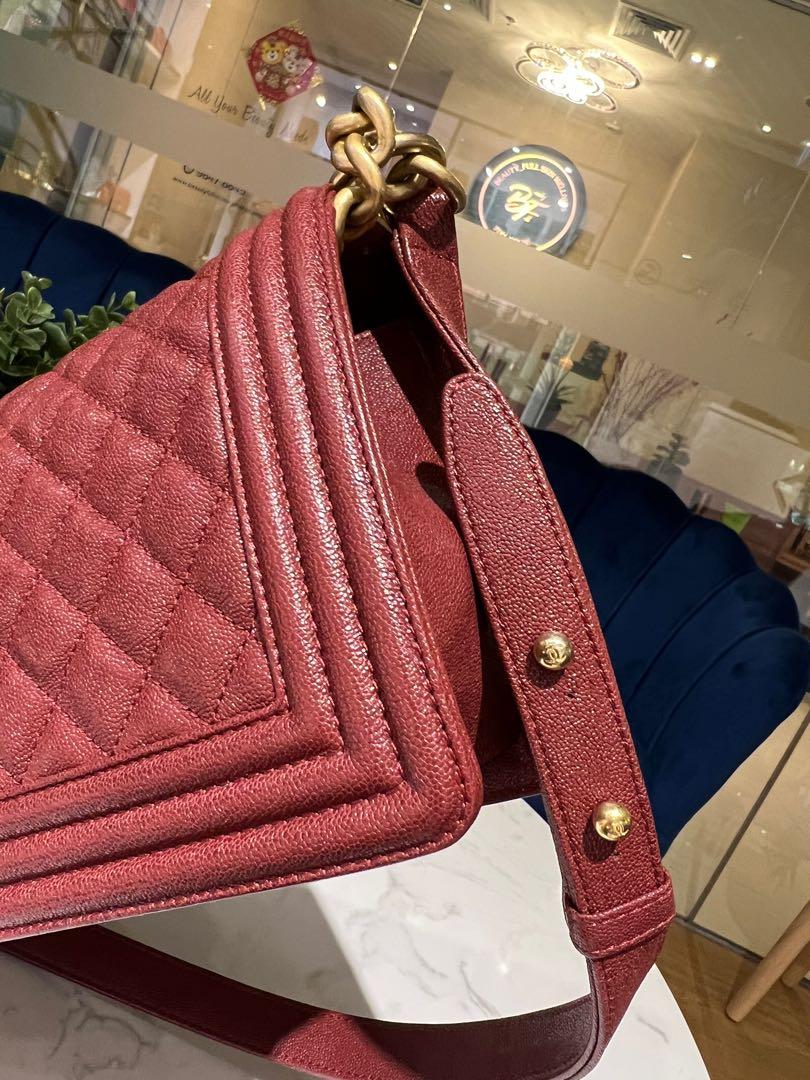 Chanel Burgundy Jumbo Classic Flap Bag