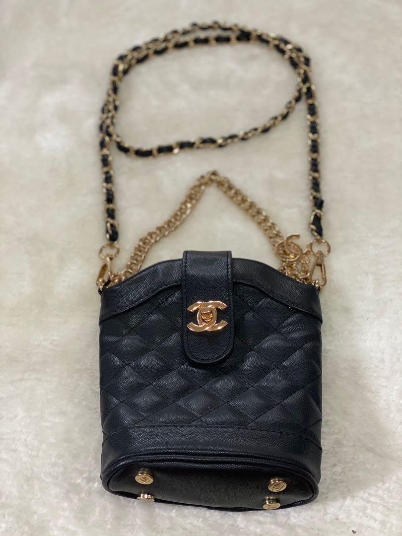 Chanel VIP Gift Bag - Sling Bag (Black), Luxury, Bags & Wallets on Carousell