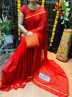 Chiffon saree