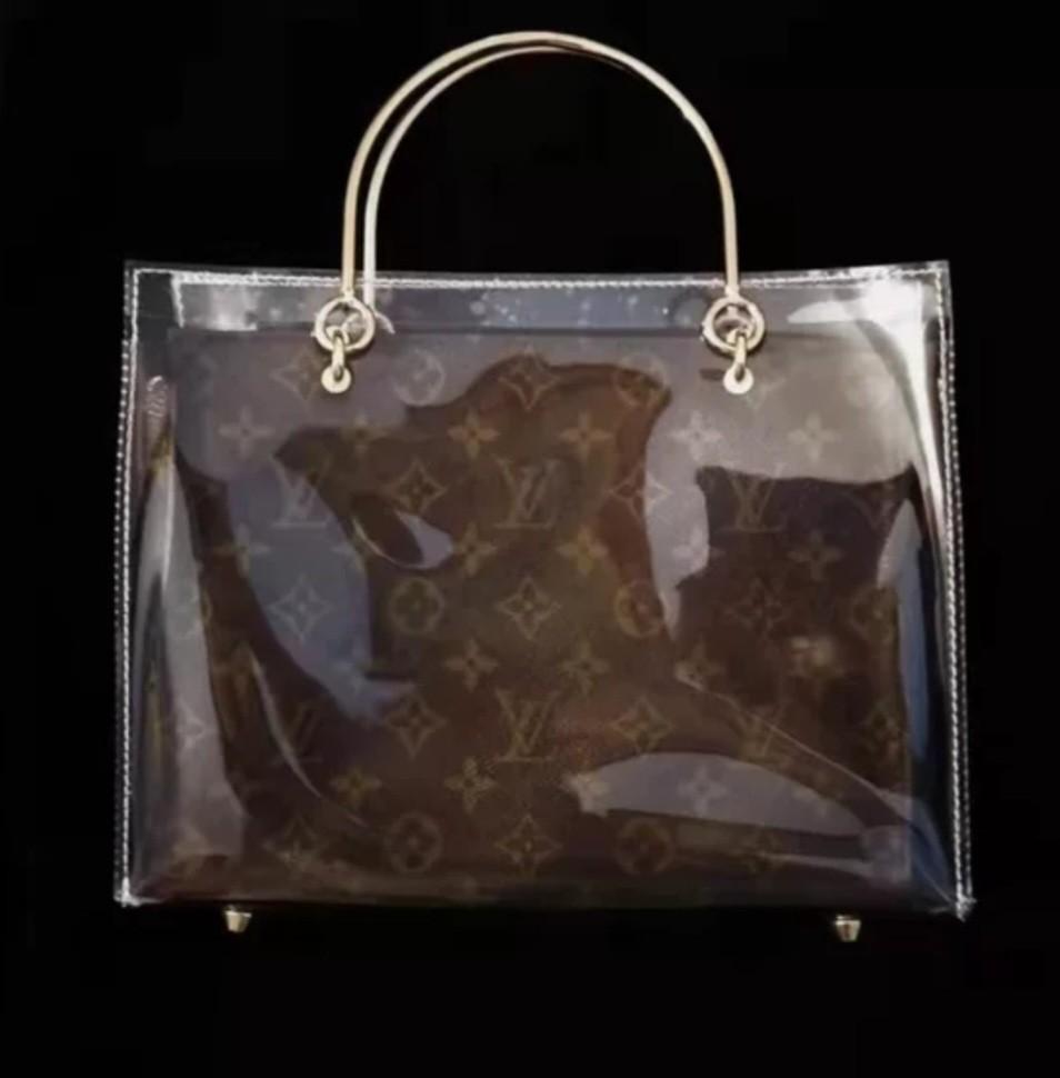 clear purse for lv toiletry