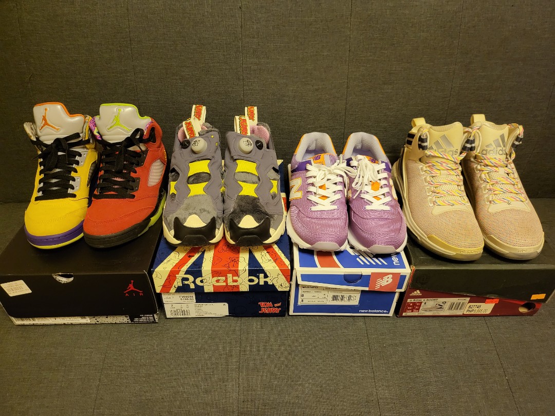 Nike adidas reebok shoes discount