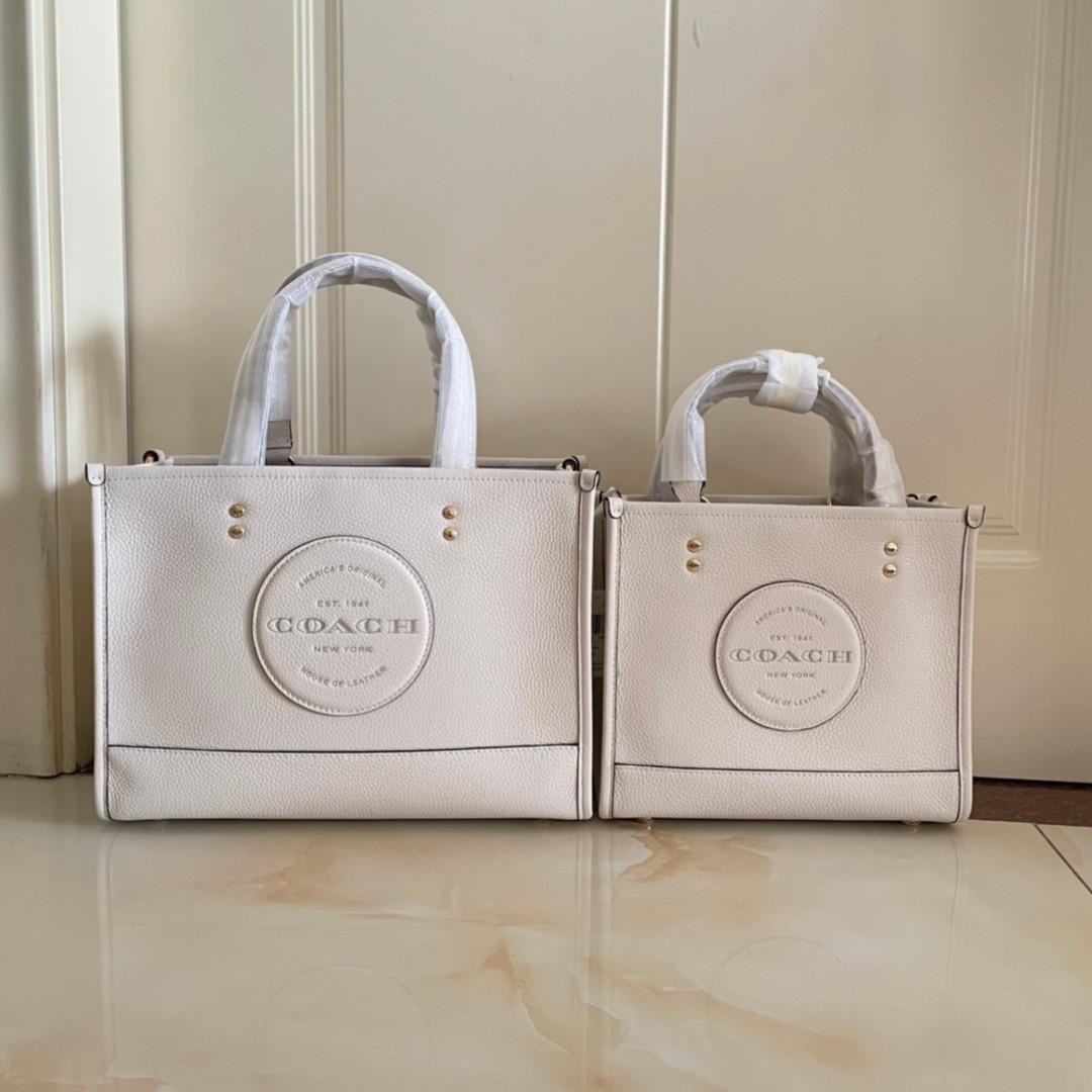 Coach dempsey tote white clearance