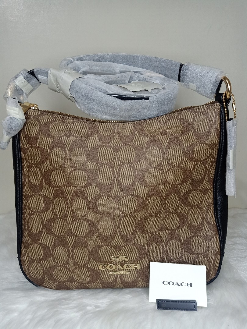 Coach Ellie File Bag in Signature Canvas, Luxury, Bags & Wallets on