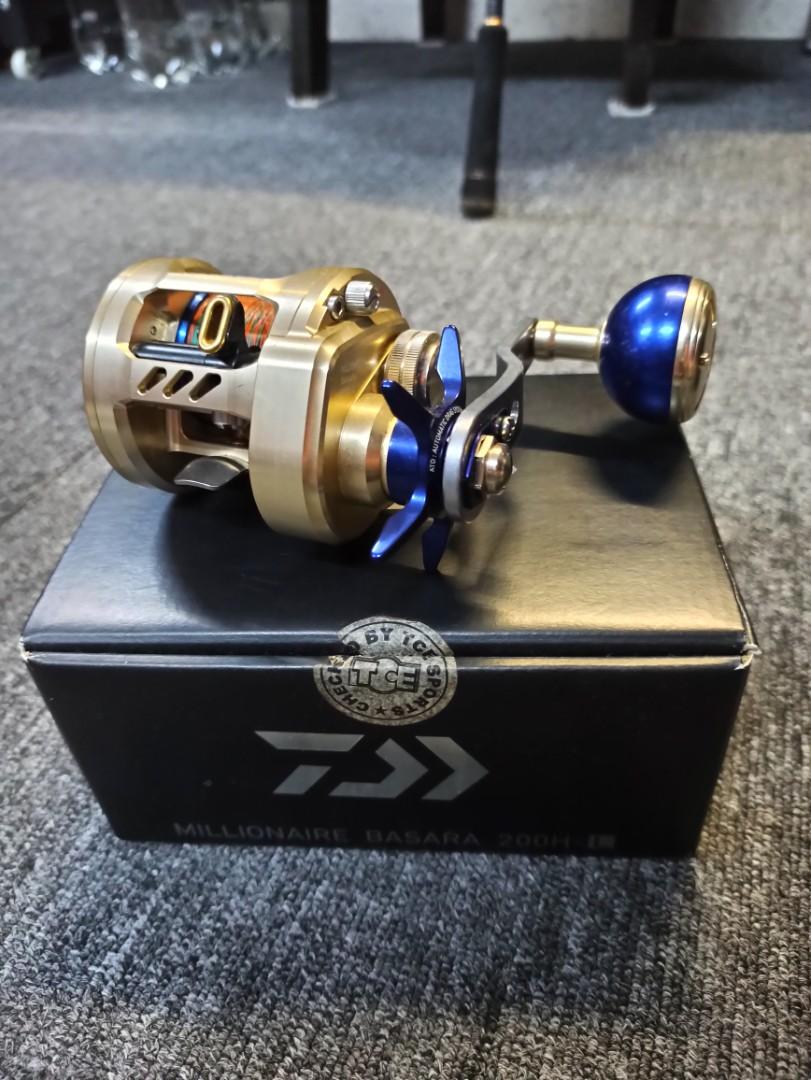 Daiwa millionaire basara 200HL reel, Sports Equipment, Fishing on Carousell