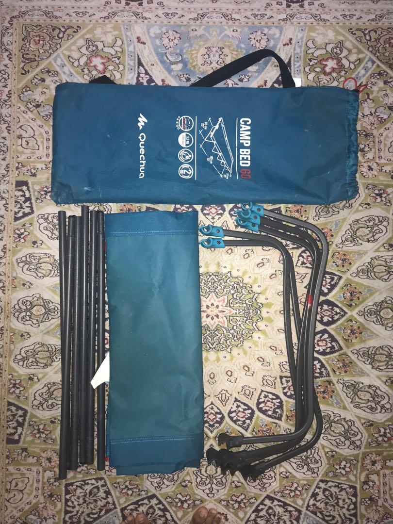 Decathlon camp bed 60 hot sale