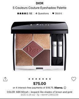 Dior 5 Couleurs eyeshadow palette