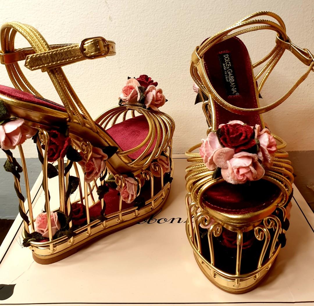 Dolce & Gabbana Sandals with decorative heel | Dolce and gabbana, Heels,  Shoes sandals heels
