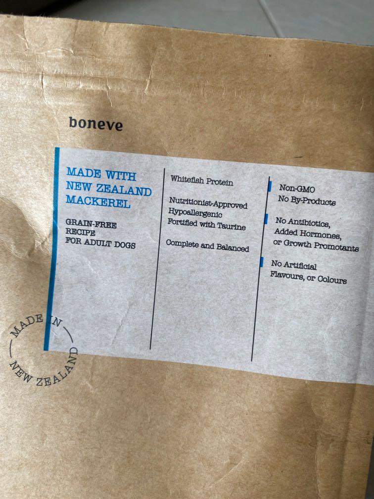 Earthmade Boneve New Zealand Mackerel Adult Dogs Kibble, Pet ...