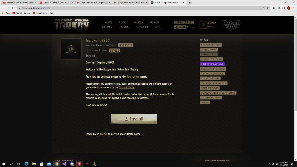 Escape From Tarkov Account for sale, Video Gaming, Video Games, Xbox on