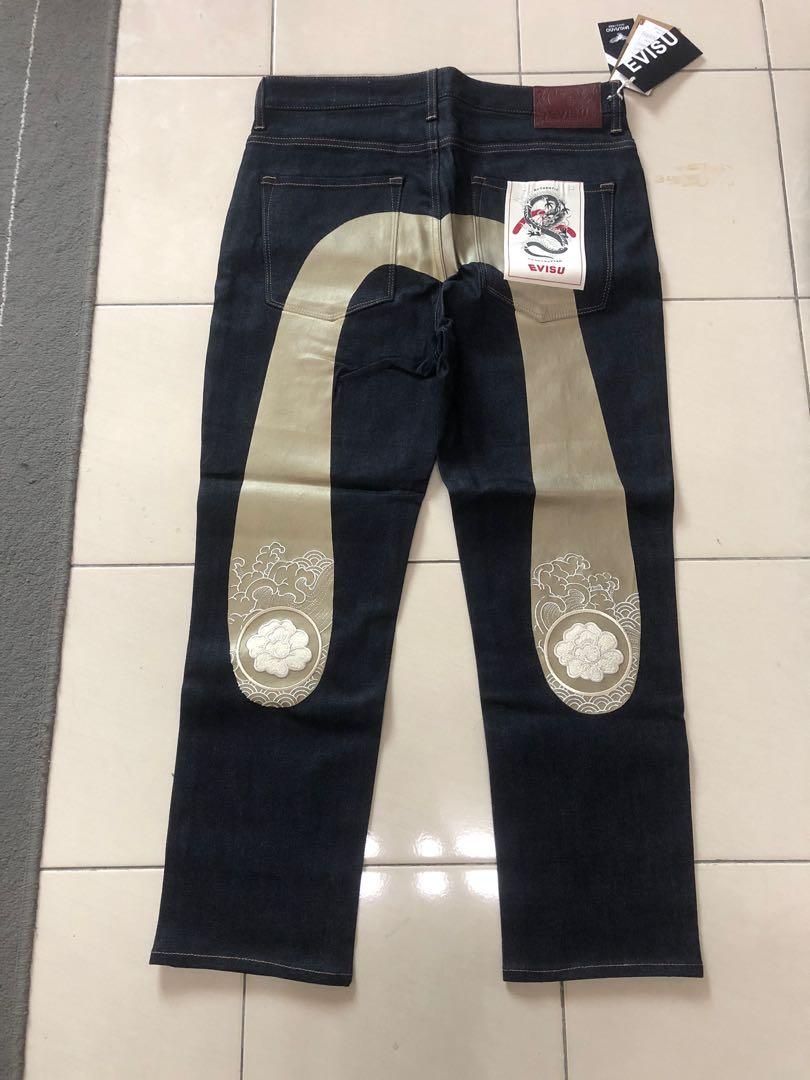 evisu baggy pants