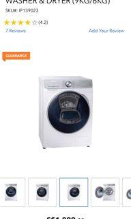 Front Load washing machine with dryer