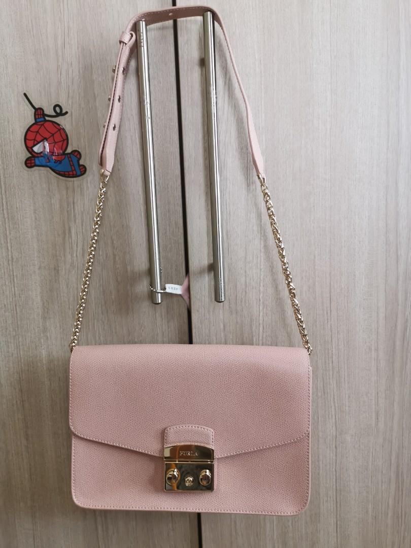 Furla light sales pink bag