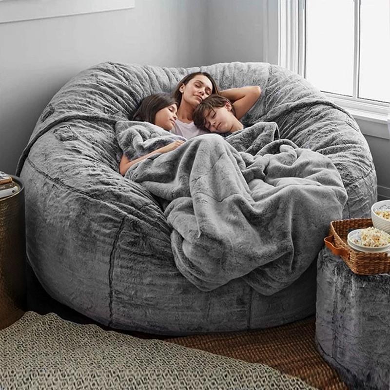 Extra Large Bean Bag Chairs Couch Sofa Cover Indoor Lazy Lounger For Adults  Kids Sellwell