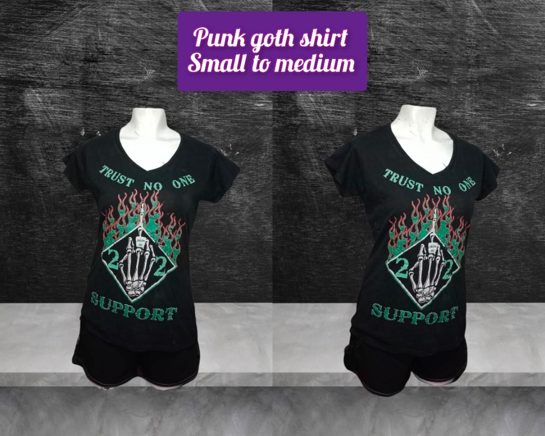 Goth Punk shirt (Category: Shirts) located in Baguio. Submitted by chloevalor (Listing ID 1145447921, Image 1). Description: .