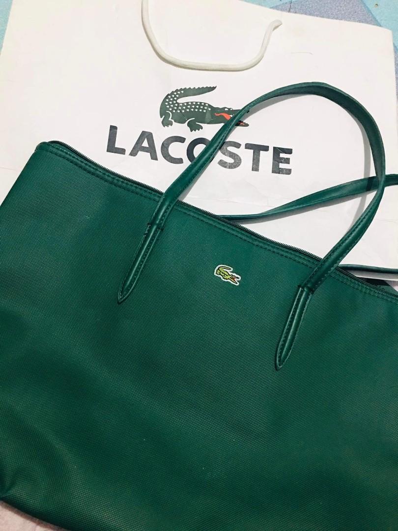 Lacoste green sale bag