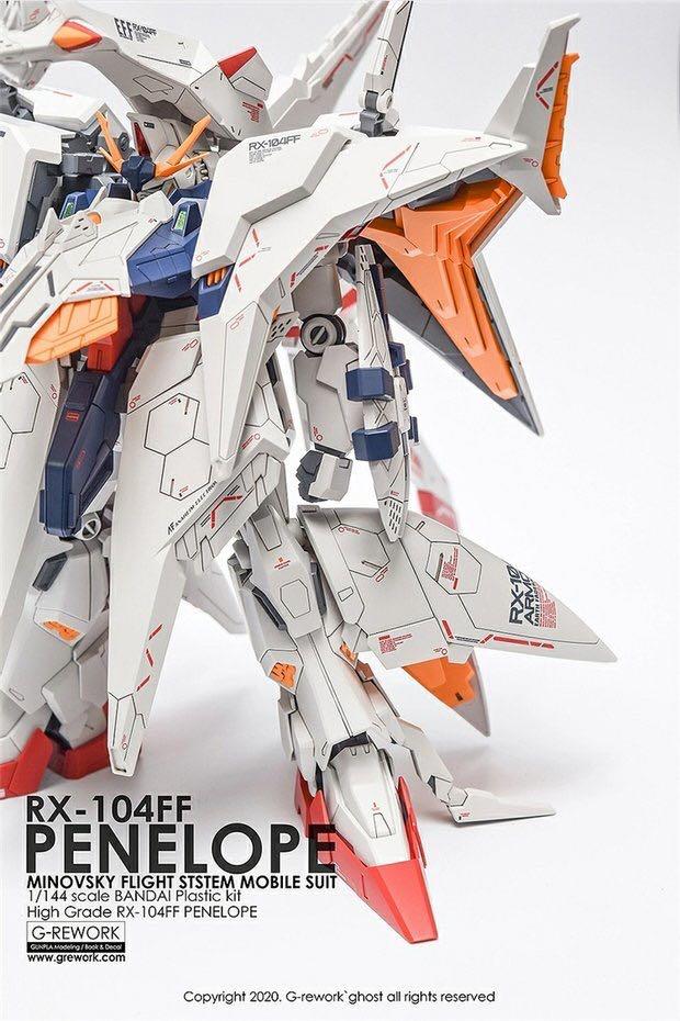 Hguc Rx 104ff Penelope Gundam Neon Decal 比尼羅比 潘尼洛普 大白鵝高達螢光水貼 興趣及遊戲 玩具 遊戲類 Carousell