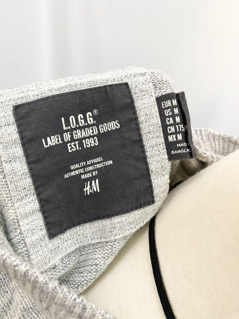 H&M - Grey Sweater - Sweater Abu abu