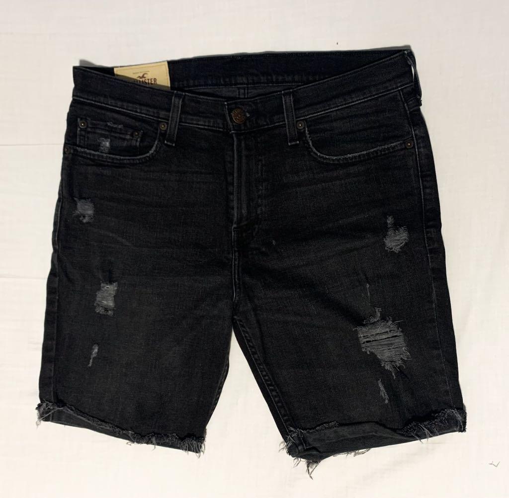 Hollister ripped jean hotsell shorts mens