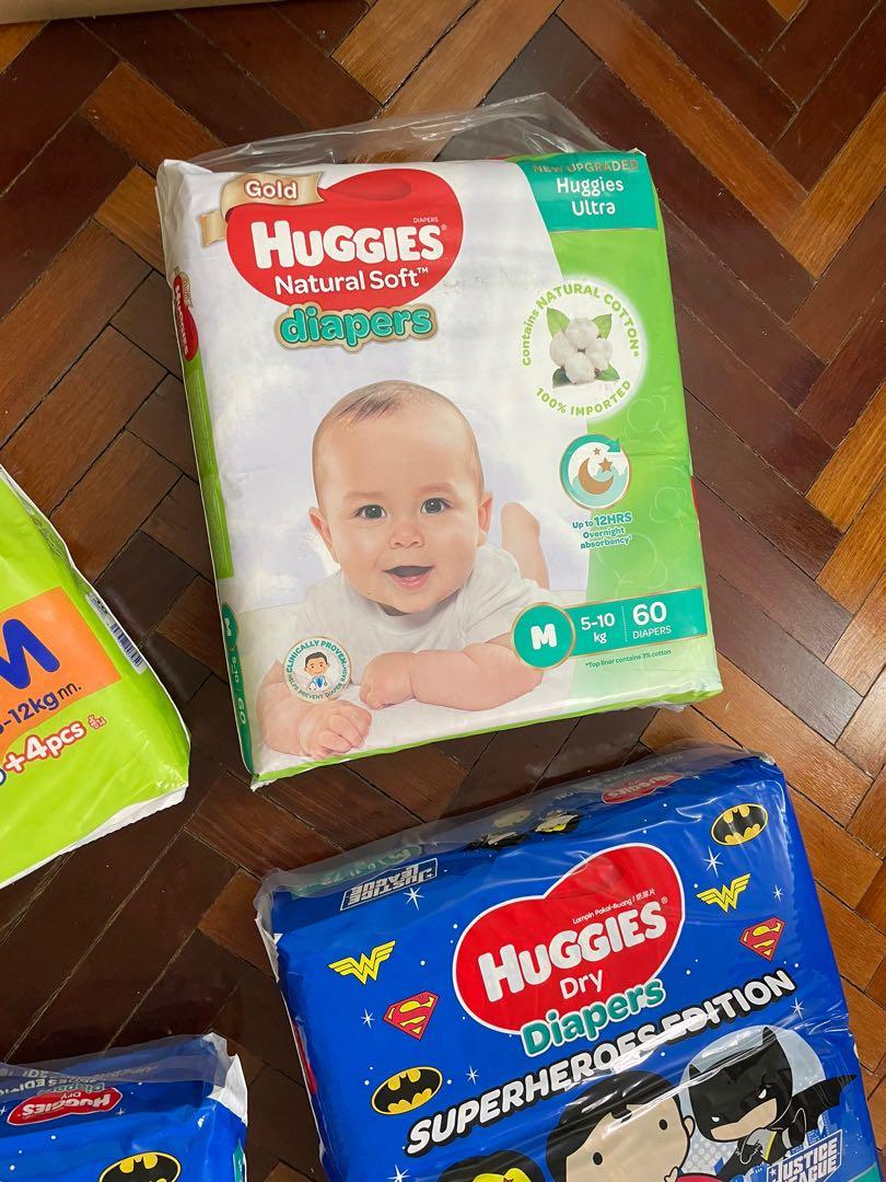 Huggies Unopened Diapers x3 packs, Babies & Kids, Babies & Kids Fashion