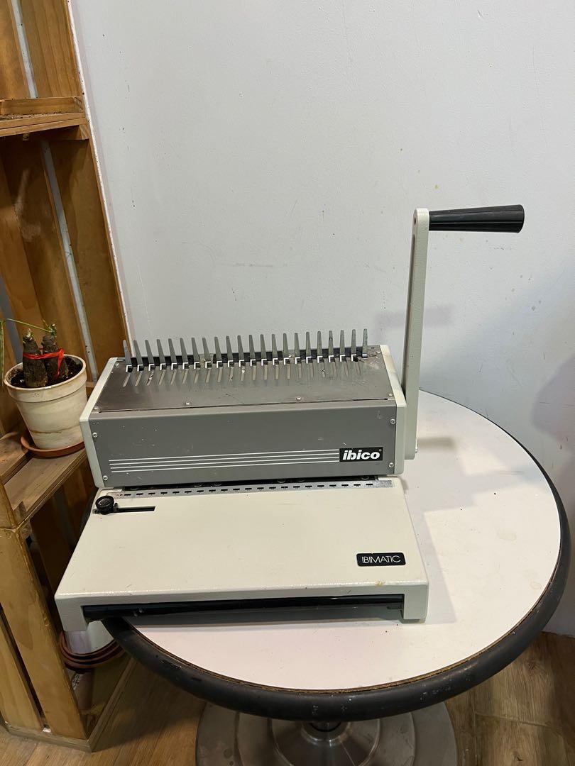 Ibico comb binding machine ibimatic paper binding machine, Hobbies