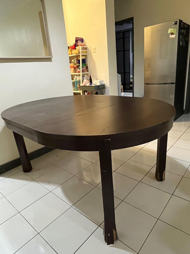 Ikea bjursta store table round