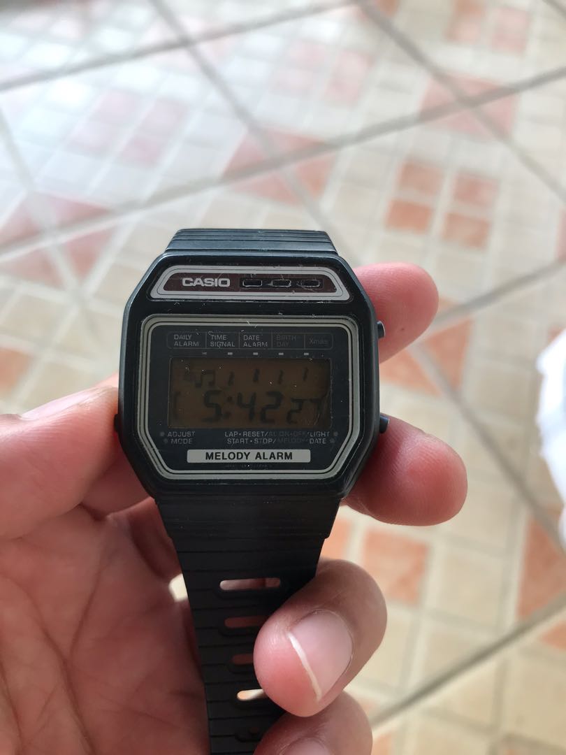 Jam Casio Melody, Fesyen Pria, Jam 