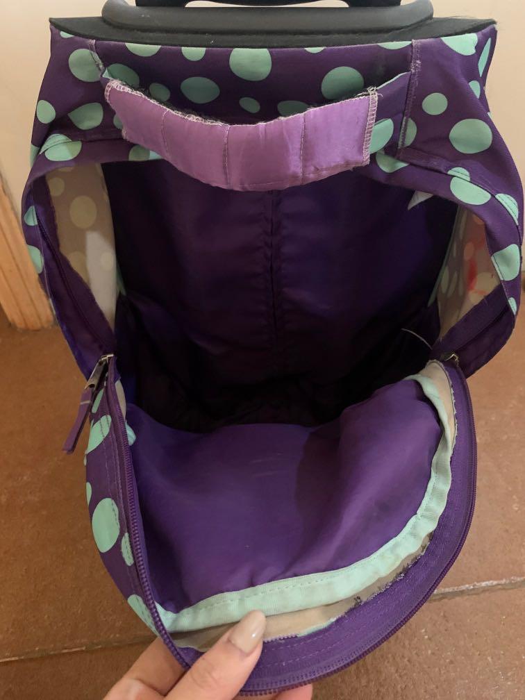 Jansport travel bag with wheels and backpack, Women's Fashion, Bags