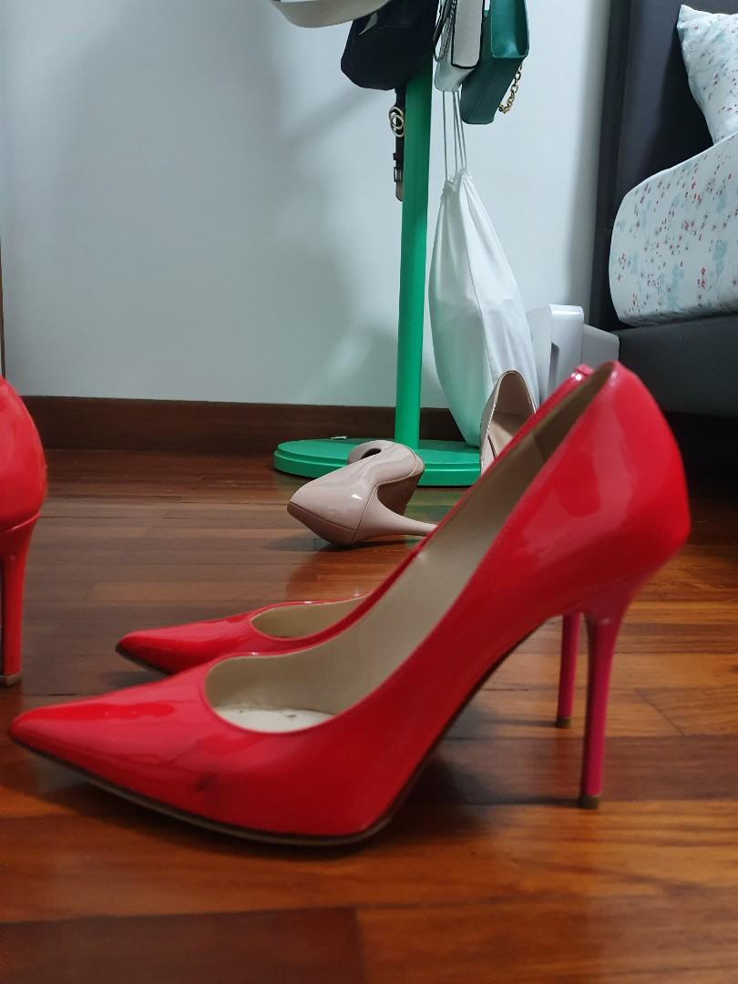 Jimmy Choo Red Patent Shoes