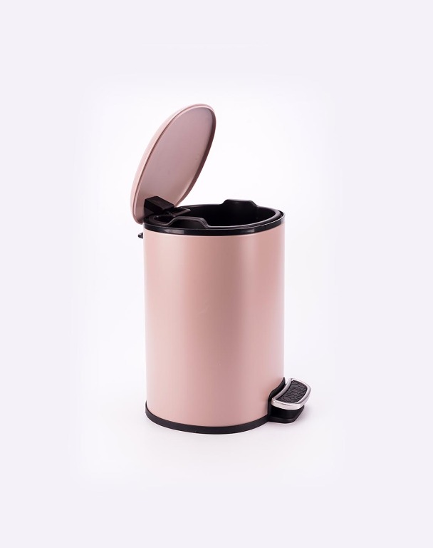 Joana Pedal Pedal Bin Pink color (5L), Furniture & Home Living