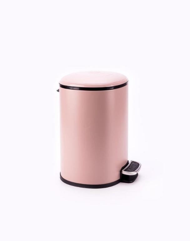 Joana Pedal Pedal Bin Pink color (5L), Furniture & Home Living