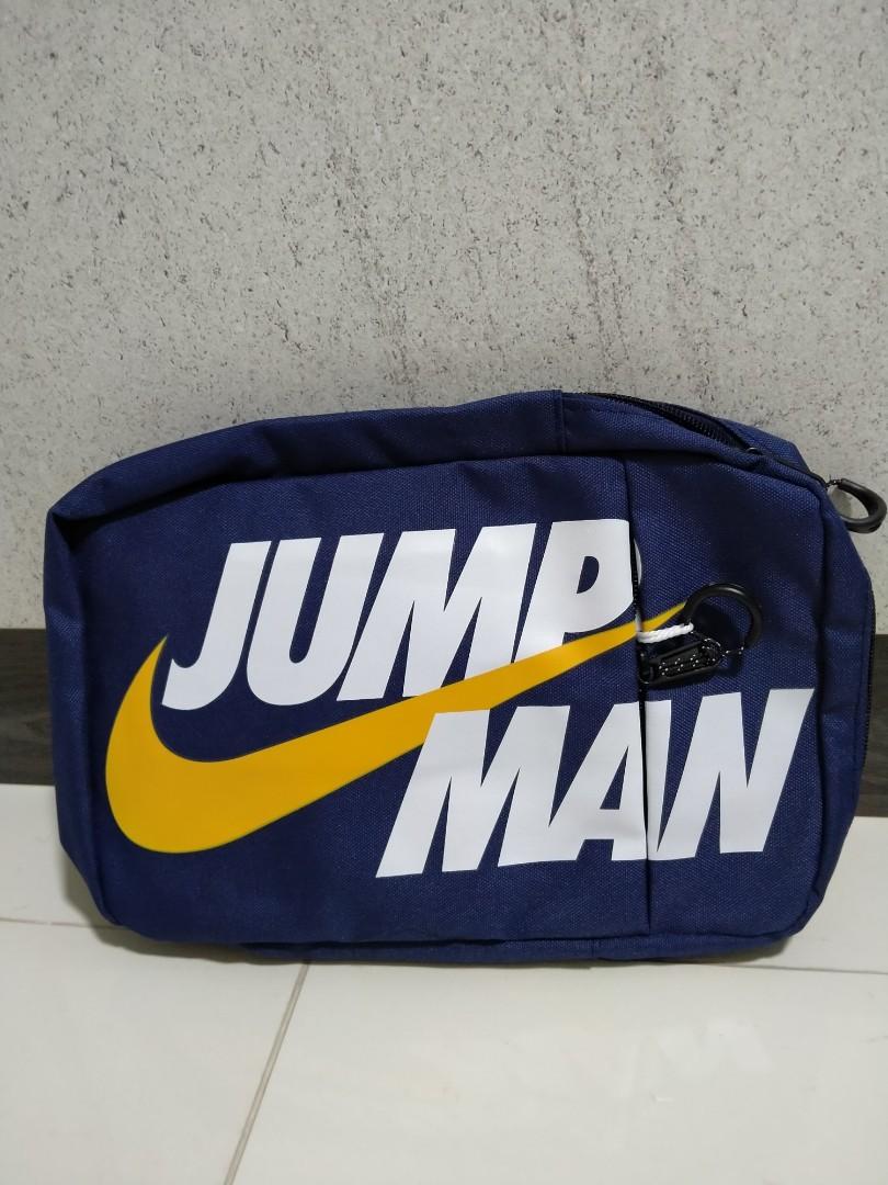 Jumpman chest sling bag Black Blue