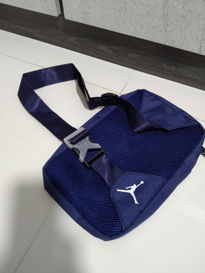 Jumpman chest sling bag Black Blue Men s Fashion Bags Sling Bags on Carousell