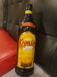 Kahlua, opened bottle, 2/3 full